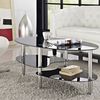 Glass coffee table CT-001 Clear/Black