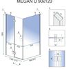 Rectangular shower encloser Rea Megan