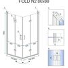 Shower enclosure Rea Fold N2