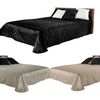 bedspread satin Verona + pillowcases Beige