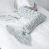 Blanket Mermaid Tail Light Grey
