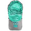 Baby sleeping bag Owl Grey-Mint