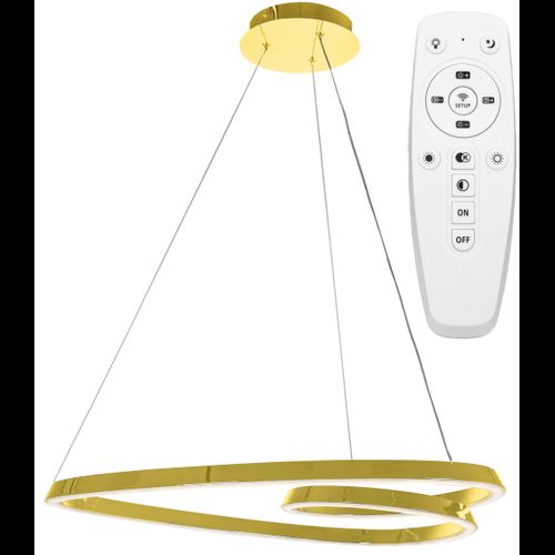 LED Lamp APP7797-cp Gold + Remote Control